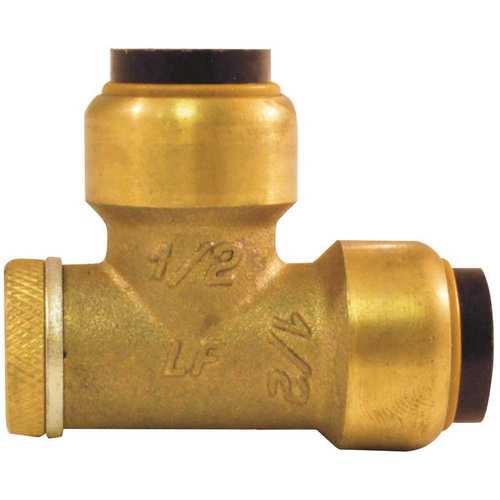 Tectite FSBE12V 1/2 in. Brass Push-To-Connect 90-Degree Elbow with ...