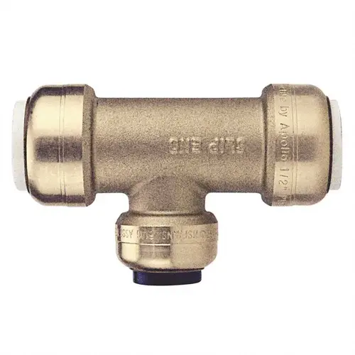 1/2 in. IPS x 1/2 in. IPS x 1/2 in. CTS Brass Push-To-Connect Slip Tee