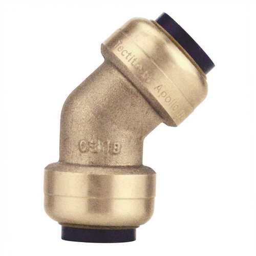 1/2 in. Brass Push-To-Connect 45-Degree Elbow