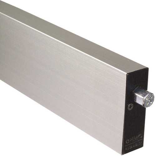 36" Mortise Automatic Door Bottom Clear Aluminum Finish