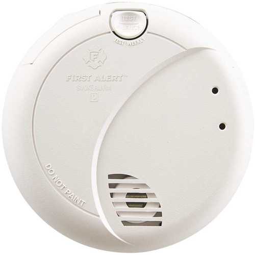 BRK Brands 7010LBL Hardwired Photoelectric Smoke Alarm with 10-Year Lithium Battery Backup