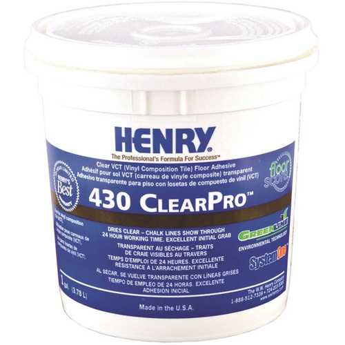 HENRY 12098 430 1 Gal. ClearPro VCT Adhesive - pack of 4