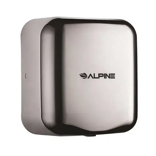 ALPINE 400-10-CHR Hemlock Chrome Stainless Steel Automatic High Speed Commercial Electric Hand Dryer