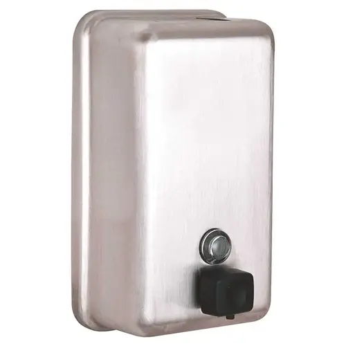 1200 ml Vertical Manual Surface-Mounted Stainless Steel Liquid Soap Dispenser