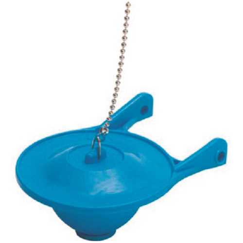 3 in. Toilet Tank Flapper Blue