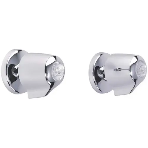 Gerber Plumbing G0047763 Classics 2h Straight Pattern Trim & Compression Valve/Trim W/ 1/2" Ips Connections & Metal Handles Chrome