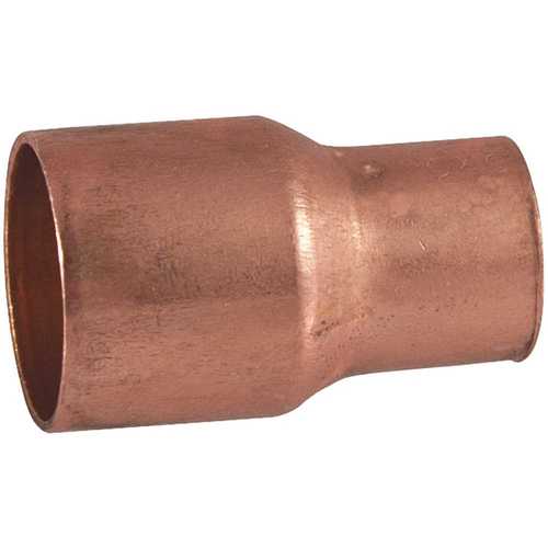 1-1/4 in. x 1 in. Copper Pressure C x C Reducing Coupling Fitting with Stop