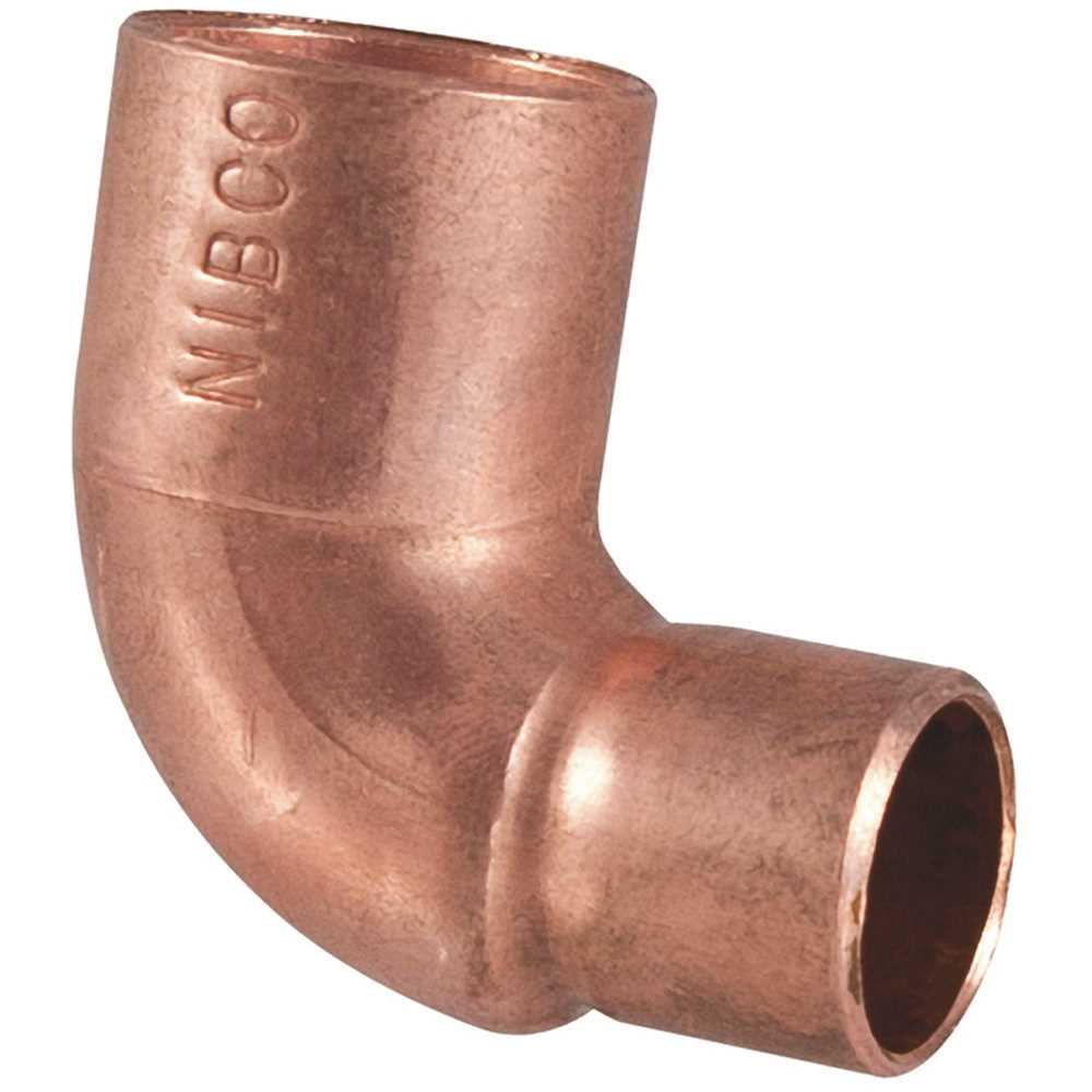 Danco, Inc C607 1 in. x 3/4 in. Copper Pressure 90-Degree Cup x Cup Reducing Elbow