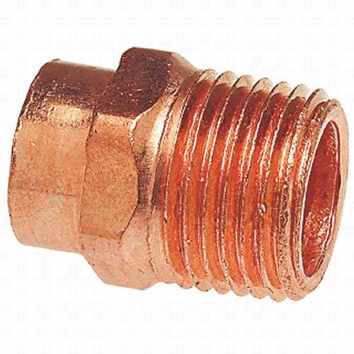 NIBCO C604HD114 1-1/4 in. Copper Pressure Cup x Male Adapter Fitting