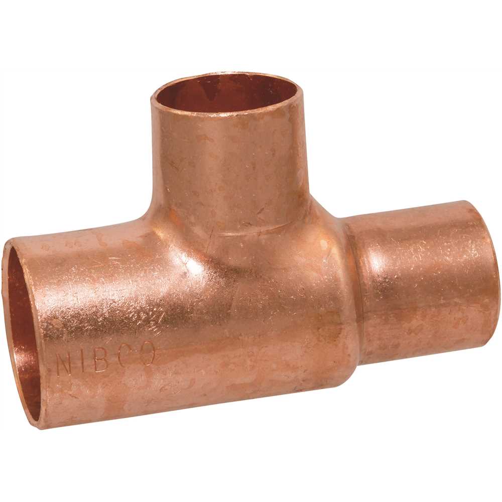 Danco, Inc I61113434 1 in. x 3/4 in. x 3/4 in. Copper Pressure Cup x Cup x Cup Tee Fitting