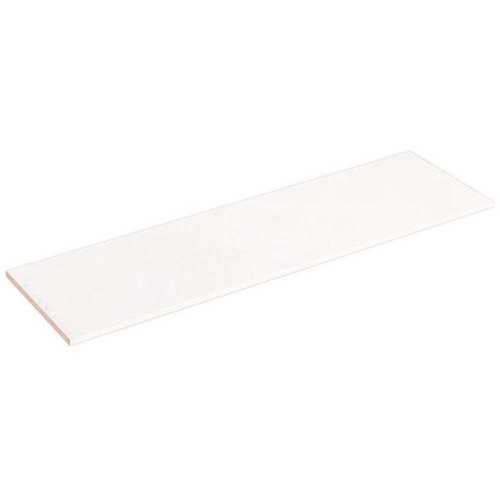 Selectives 48 in. White Laminate Wall Mounted Shelf - pack of 4