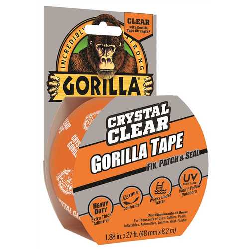 GORILLA GLUE 6027002 1.88 in. x 9 yds. Crystal Clear Tape - pack of 6