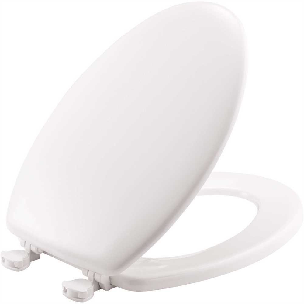 Premier 118976 000 Lift-Off Elongated Closed Front Toilet Seat in White