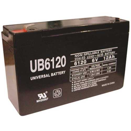 UPG UB6120 6-Volt 12 Ah F2 AGM Battery