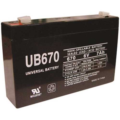 6-Volt 7 Ah F1 AGM Battery