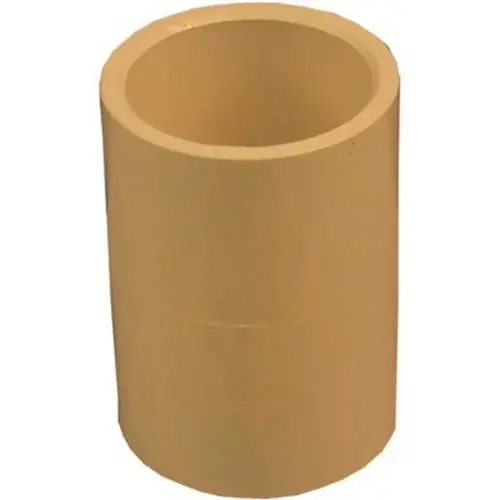1-1/2 in. Flowguard Gold CPVC Coupling Cream / smooth