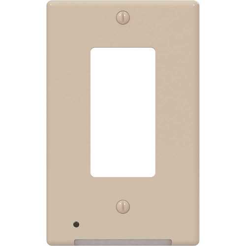 LumiCover Almond 1-Gang Decor Duplex Wall Plate