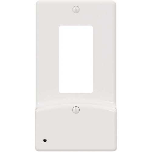 LumiCover White 1-Gang USB Decora Duplex Wall Plate