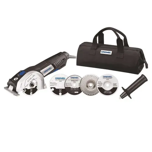 Robert Bosch Tool Corp US40-01 Dremel Ultra-Saw 7.5 Amp Variable Speed Corded Tool Kit with 4 Accessories and Storage Bag Black