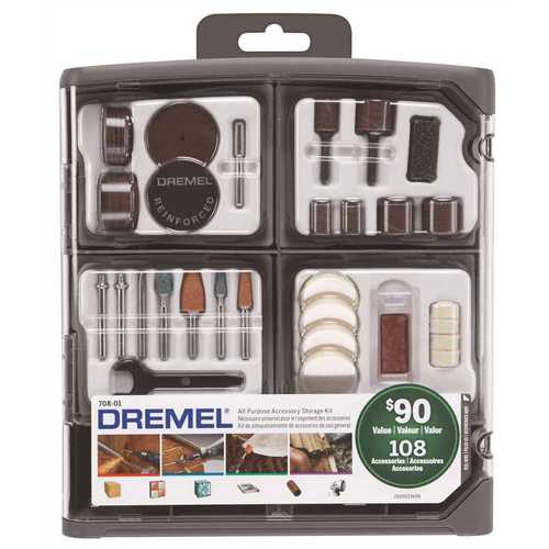 Dremel 708-01 All-Purpose Rotary Tool Accessory Kit