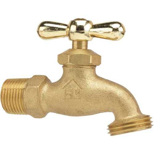 3/4 in. Brass MIP x MHT Hose Bibb