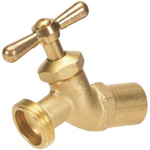 Danco, Inc VHNSTDA3EB 1/2 in. x 3/4 in. Brass SWT x MHT No-Kink Hose Bibb