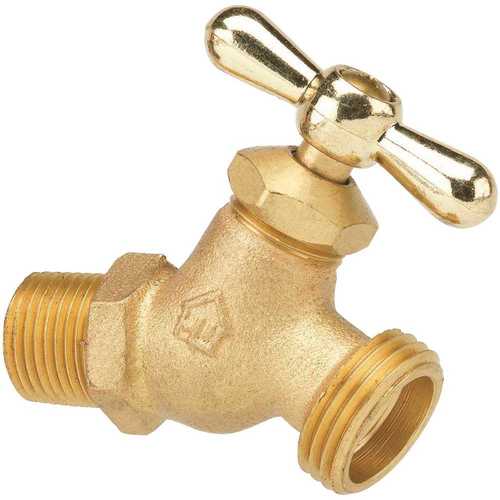 Danco, Inc VHNSTDF4EB 3/4 in. Brass MPT x MHT No-Kink Hose Bibb