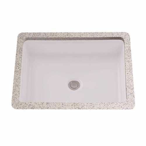 TOTO LT221#01 Atherton 17 in. Rectangular Undermount Bathroom Sink in Cotton White