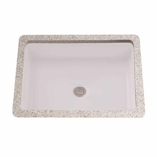 TOTO LT221#01 Atherton 17 in. Rectangular Undermount Bathroom Sink in Cotton White