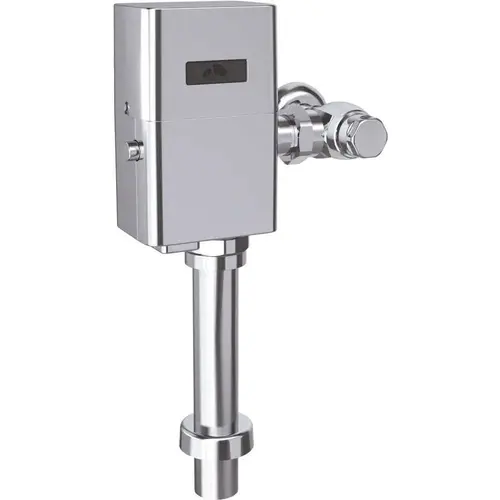 EcoPower Touchless Urinal 1.0 GPF Toilet Flushometer Valve and 12 in. Vacuum Breaker Set in Polished Chrome