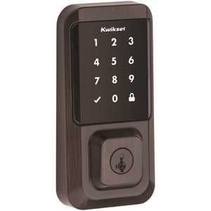 Kwikset 939WIFITSCR-11PS HALO Venetian Bronze Single-Cylinder Electronic Smart Lock Deadbolt featuring SmartKey Security, Touchscreen and Wi-Fi