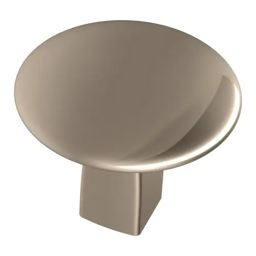 Riva 1-1/4 in (32 mm) Diameter Polished Nickel Cabinet Knob