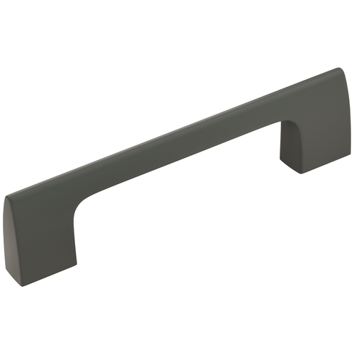 Riva 3-3/4 in (96 mm) Center-to-Center Matte Black Cabinet Pull