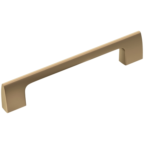 Riva 5-1/16 in (128 mm) Center-to-Center Golden Champagne Cabinet Pull