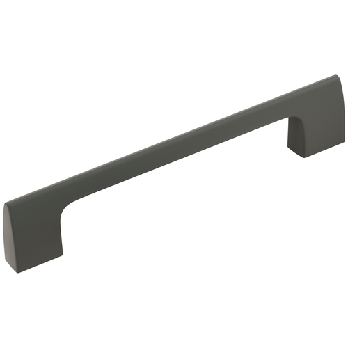 Riva 5-1/16 in (128 mm) Center-to-Center Matte Black Cabinet Pull