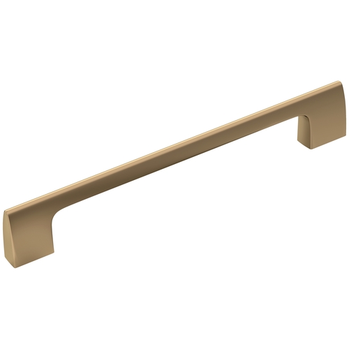 Riva 6-5/16 in (160 mm) Center-to-Center Golden Champagne Cabinet Pull