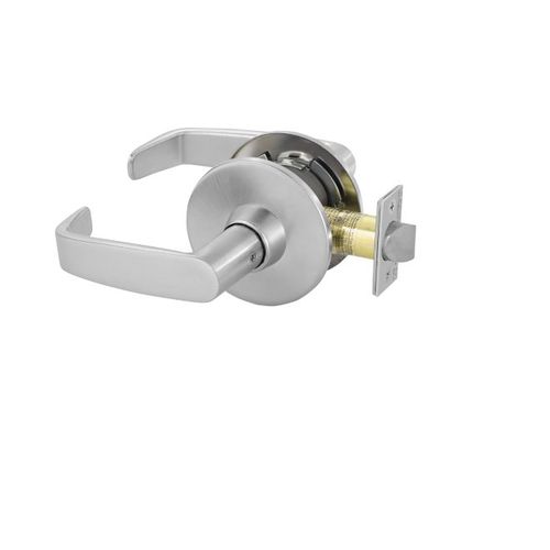 Passage Tubular Bored Lock Grade 1 with L Lever and L Rose with T Strike Satin Chrome Finish