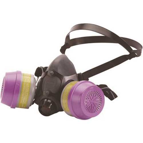 Honeywell Safety 55SCP100M Half Mask Respirator with Multi P100, Medium