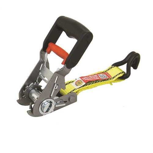 ProGrip 330600 B.O.T. 16 ft. x 1-1/4 in. 3,000 lbs. Tie Down with Ratchet and J-Hooks
