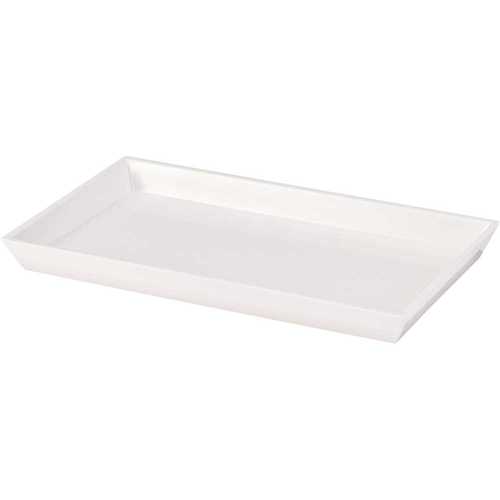 Hookless BS-MSPAVTW Spa White Collection Amenity Tray Melamine - pack of 3