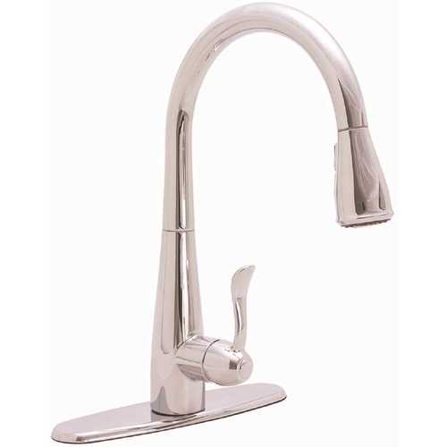 Sanibel Single-Handle Pull-Down Sprayer Kitchen Faucet in Chrome