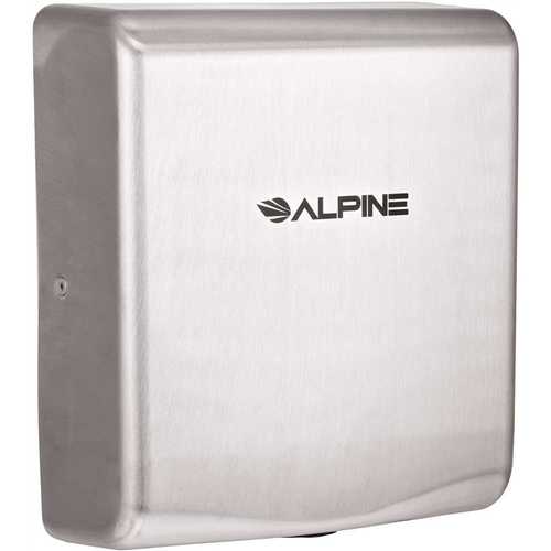 ALPINE 405-10-SSB Willow Commercial Stainless Steel High Speed Automatic Electric Hand Dryer