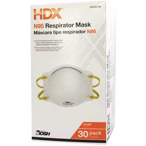 HDX H950S N95 Disposable Respirator Small Box - pack of 30