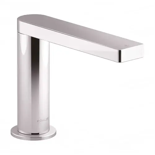 Composed DC Powered Single Hole Touchless Bathroom Faucet with Kinesis Sensor Technology in Polished Chrome