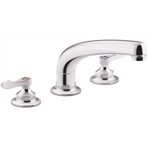 Triton Bowe 1.5 GPM 8 in. Widespread 2-Handle Kitchen Faucet with Aerated Flow in Polished Chrome