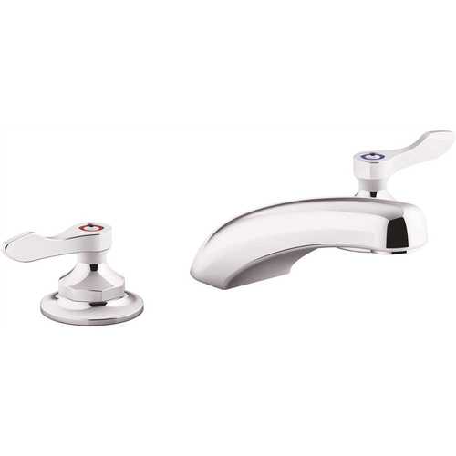 Kohler K-800T20-4ANL-CP Triton Bowe 0.5 GPM 8 in. Widespread 2-Handle Bathroom Faucet with Laminar Flow in Polished Chrome