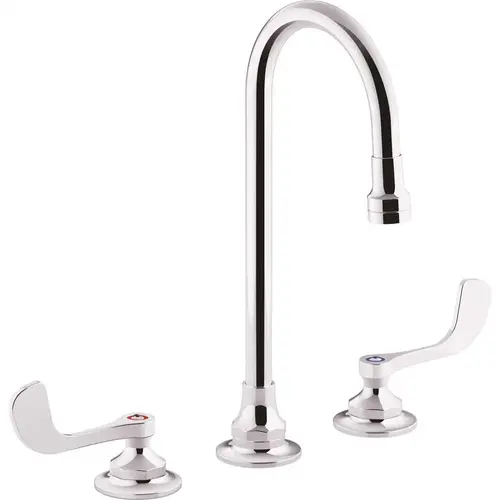 Triton Bowe 0.5 GPM 8 in. Widespread 2-Handle Bathroom Faucet with Laminar Flow in Polished Chrome