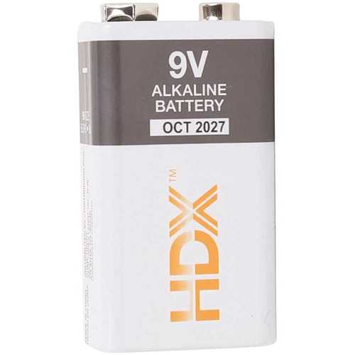 9-Volt Alkaline Battery - pack of 24