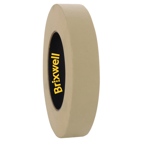 Brixwell DKH100006-XCP3 3 Rolls - Flatback Brown Paper Packing Tape 2 Inch  x 60 Yard Made