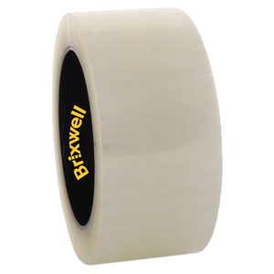 Brixwell DKH100003-XCP2 2 Rolls - Commercial Grade Clear Packing Tape 2 Inch x 110 Yard Made in the USA